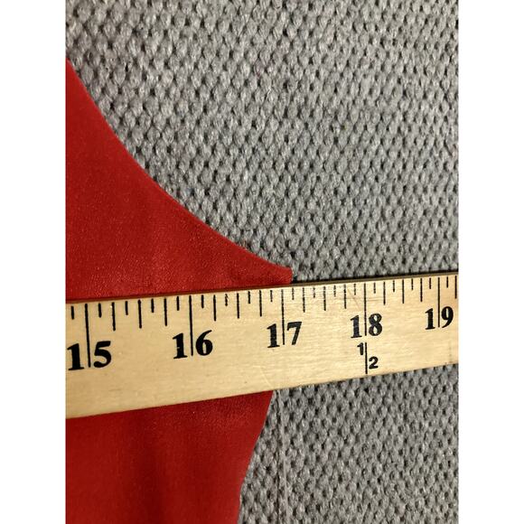 Valerie Dresses Petite Pencil Silk Dress Women's 8 Petite Coral Sleeveless Midi - Picture 7 of 9